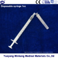 3 Parts Syringe 1cc (luer slip)